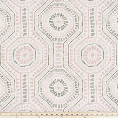 Premier Prints Bricktown Blush Flax in Boho Chic Pink 11oz  Blend Ethnic and Global   Fabric