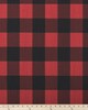 Premier Prints Buffalo Check RED BLACK