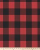 Premier Prints Buffalo Check RED BLACK