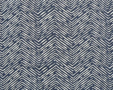 Premier Prints Cameron Premier Navy Slub in 2016 Additions Blue cotton  Blend Zig Zag   Fabric