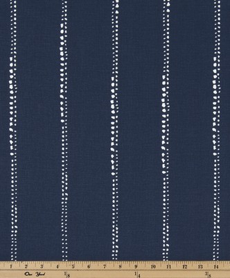 Premier Prints Carlo Vintage Indigo in 2016 Additions Blue 7oz  Blend Small Striped  Striped   Fabric