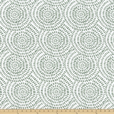 Premier Prints Cecil Fairway Slub Canvas in SLUB CANVAS Green cotton  Blend Circles and Swirls Modern Floral  Fabric