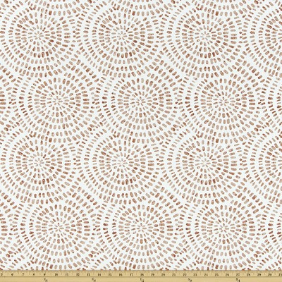 Premier Prints Cecil Potters Wheel Slub Canva in SLUB CANVAS Brown cotton  Blend Circles and Swirls Modern Floral  Fabric