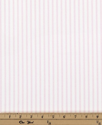 Premier Prints Classic Bella in 2016 Additions Pink 7oz  Blend Small Striped  Striped   Fabric