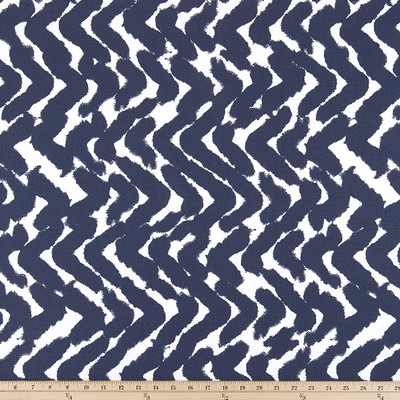 Premier Prints Cosmic Vintage Indigo in 2017 Additions Blue 7oz  Blend Wavy Striped   Fabric