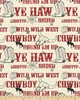Premier Prints Cowboy Red Black
