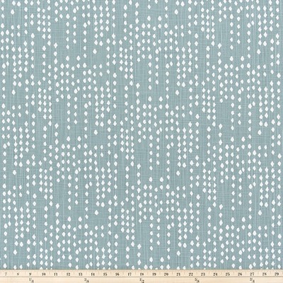 Premier Prints Destiny Drizzle Luxe Canvas in LUXE CANVAS Blue Multipurpose Cotton  Blend Circles and Swirls  Fabric