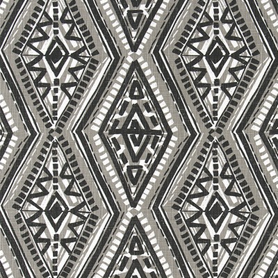 Premier Prints Diamond Stone Flint in Slub Canvas Grey cotton  Blend Southwestern Diamond   Fabric