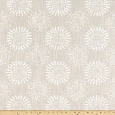 Premier Prints Diva Dune Luxe Canvas in LUXE CANVAS Brown Cotton Circles and Swirls Modern Floral  Fabric