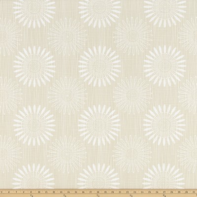 Premier Prints Diva Linen Luxe Canvas in LUXE CANVAS Beige Cotton Circles and Swirls Modern Floral  Fabric
