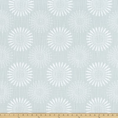 Premier Prints Diva Silver Luxe Canvas in LUXE CANVAS Silver Cotton Circles and Swirls Modern Floral  Fabric