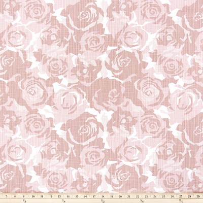 Premier Prints Farrah Blush Slub Canvas in PSC Pink cotton  Blend Modern Floral  Fabric