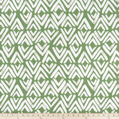 Premier Prints Fearless Pine Slub Canvas in Costa Brava Green cotton  Blend Contemporary Diamond   Fabric