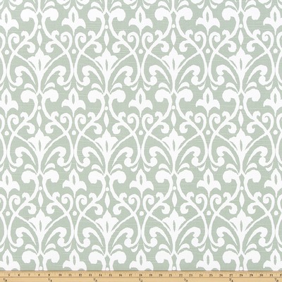 Premier Prints Field Spruce Slub in SLUB Green cotton  Blend Modern Contemporary Damask  Floral Medallion   Fabric