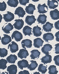 Freedom Prussian Blue White Slub Linen by  Catania Silks 