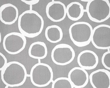 Premier Prints Freehand Storm Twill in 2016 Additions Grey cotton  Blend Circles and Swirls  Fabric
