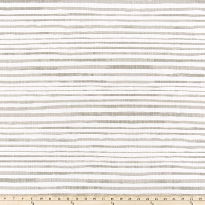 Premier Prints Horizon Dune Luxe Linen in LUXE LINEN WHITE Brown Multipurpose Cotton  Blend Horizontal Striped   Fabric