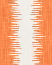 Jiri Flamingo Orange Slub Canvas by   