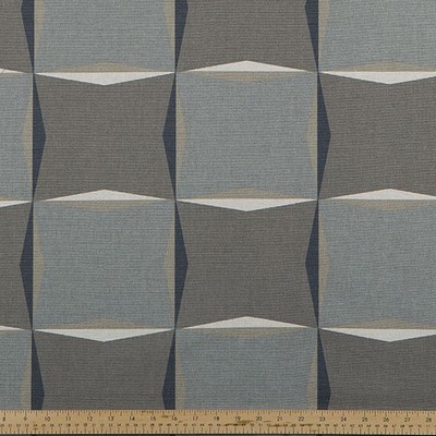 Premier Prints Kalei Steel Work Belgian in 2017 Additions Grey Cotton  Blend Squares  Geometric   Fabric