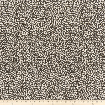 Premier Prints Leopard Topaz Slub Canvas in SLUBCANVAS Brown cotton  Blend Animal Print   Fabric