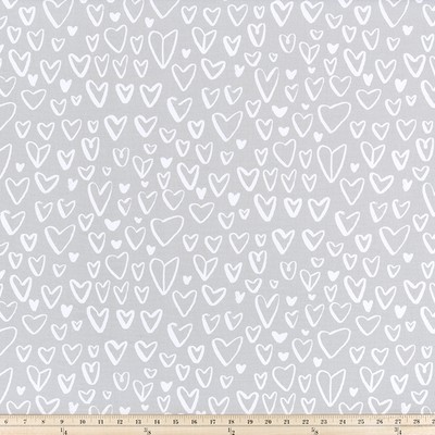 Premier Prints Lovely French Grey in 7 COTTON Grey Multipurpose 7oz  Blend Cute Prints  Miscellaneous Novelty  Fabric