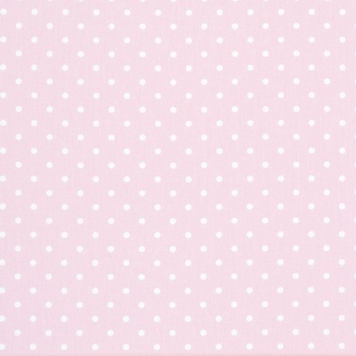 Premier Prints Mini Dot Bella White Twill in Twill Pink cotton  Blend