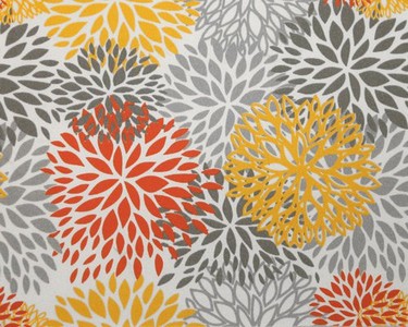 Premier Prints Outdoor Blooms Citrus in 2016 Additions Multi polyester  Blend Modern Floral Outdoor Textures and Patterns  Fabric