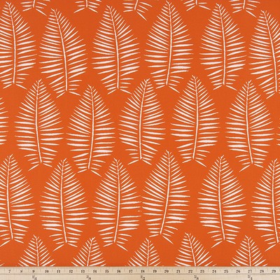 Premier Prints ODT Breeze Marmalade Polyester in Boardwalk Outdoor Orange polyester  Blend Tropical  Floral Outdoor   Fabric
