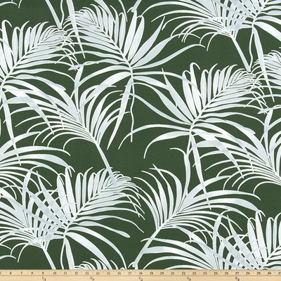 Premier Prints Outdoor Cabrillo Tropic Green in Polyester Green polyester  Blend Tropical  Floral Outdoor   Fabric