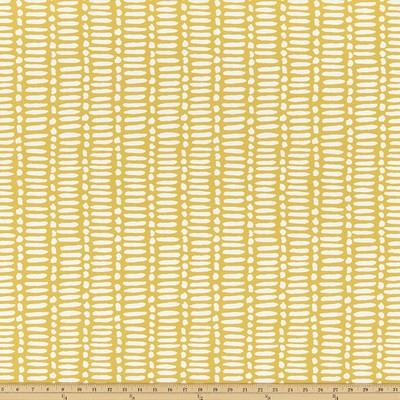 Premier Prints ODT Deja Spice Yellow in Polyester Yellow polyester  Blend Fun Print Outdoor Striped and Polka Dot   Fabric
