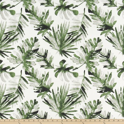 Premier Prints Frond Lubu in Luxe Polyester Green Polyester Leaves and Trees  Abstract Floral   Fabric