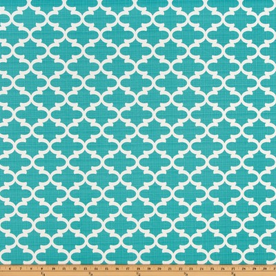 Premier Prints Odt Fulton Ocean Luxe Polyeste in LUXE POLYESTER Blue Polyester Diamond Ogee  Fun Print Outdoor Lattice and Fretwork   Fabric Odt Fulton Ocean Luxe Polyester