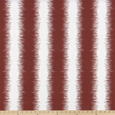 Premier Prints Outdoor Jiri Farrow in Polyester Red polyester  Blend Stripes and Plaids Outdoor   Fabric