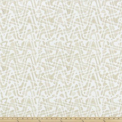 Premier Prints Oliver Cocoa Milk Luxe Canvas in Luxe Canvas Beige Cotton  Blend Zig Zag   Fabric