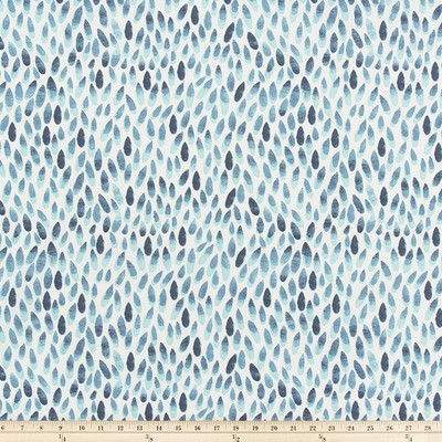 Premier Prints Odt Lotus Italian Denim in POLYESTER Blue polyester  Blend Fun Print Outdoor  Fabric