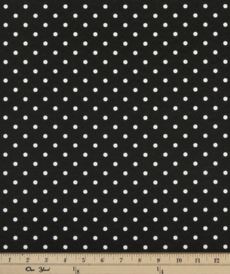 Premier Prints Outdoor Mini Dot Black in 2016 Additions Black polyester  Blend Outdoor Textures and Patterns  Fabric