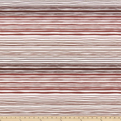Premier Prints Outdoor Ombre Farrow in Polyester Red polyester  Blend Stripes and Plaids Outdoor  Horizontal Striped   Fabric