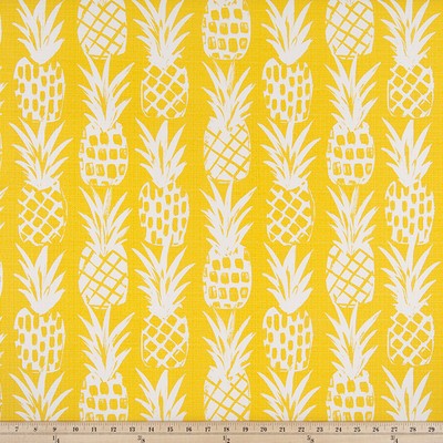 Premier Prints ODT Pineapple Pineapple Luxe P in Boardwalk Outdoor Yellow Polyester Fruit  Fun Print Outdoor  Fabric