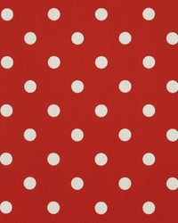Outdoor Polka Dot American Red by   