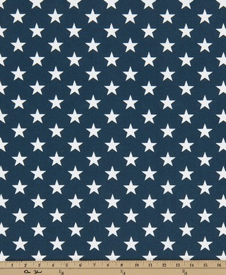 Premier Prints Outdoor Stars Oxford in 2016 Additions Blue polyester  Blend Outdoor Textures and Patterns  Fabric