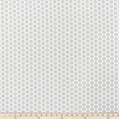 Premier Prints Paco French Grey Slub Canvas in PSC Grey cotton  Blend Polka Dot   Fabric