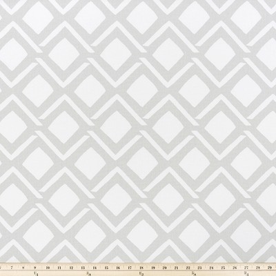 Premier Prints Roman French Grey in 7 COTTON Grey Multipurpose 7oz  Blend Trellis Diamond  Lattice and Fretwork   Fabric