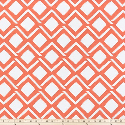 Premier Prints Roman Sunset in 7 COTTON Orange Multipurpose 7oz  Blend Trellis Diamond  Lattice and Fretwork   Fabric