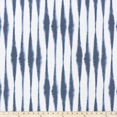 Premier Prints Salix Vintage Indigo in 7 COTTON Blue Multipurpose 7oz  Blend Wavy Striped   Fabric