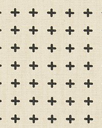 Stitch Black Flame Slub Linen Natural by   