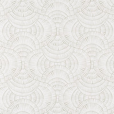 Premier Prints Vision Fog in Slub Linen White Grey Cotton  Blend Circles and Swirls  Fabric