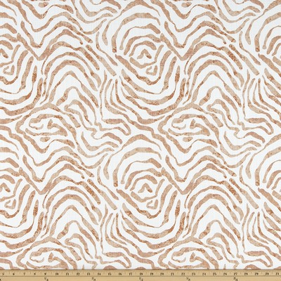 Premier Prints Zephyr Clay Luxe Canvas in Luxe Canvas Orange Cotton  Blend Abstract   Fabric