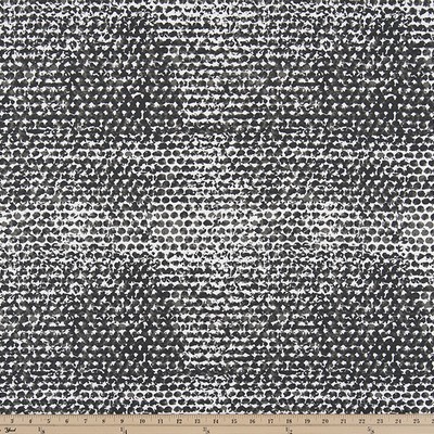 Premier Prints Zoey Shadow Black in 2017 Additions Grey 7oz  Blend Circles and Dots Retro   Fabric