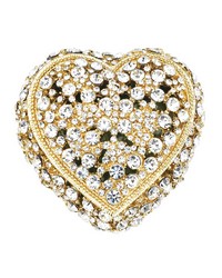 Gold Crystal Heart Box by   