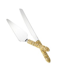 Gold Windsor Dessert Serving Set by   